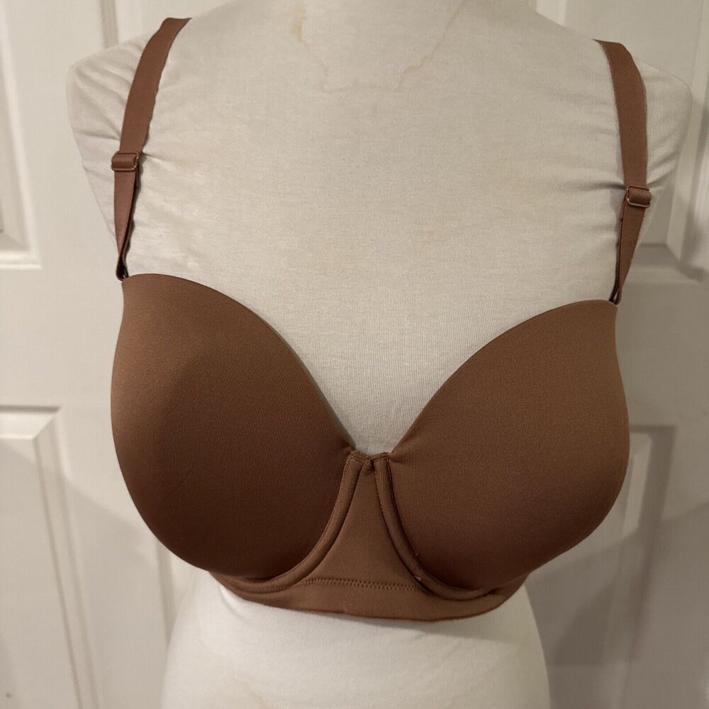 Wacoal Womens 38DDD Brown‎ Full Coverage Underwire Bra Adjustable Straps Comfort